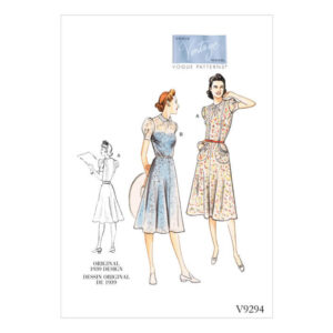 Vogue Schnittmuster V9294 - Kleid - Vintage - im Stil der 30er Jahre