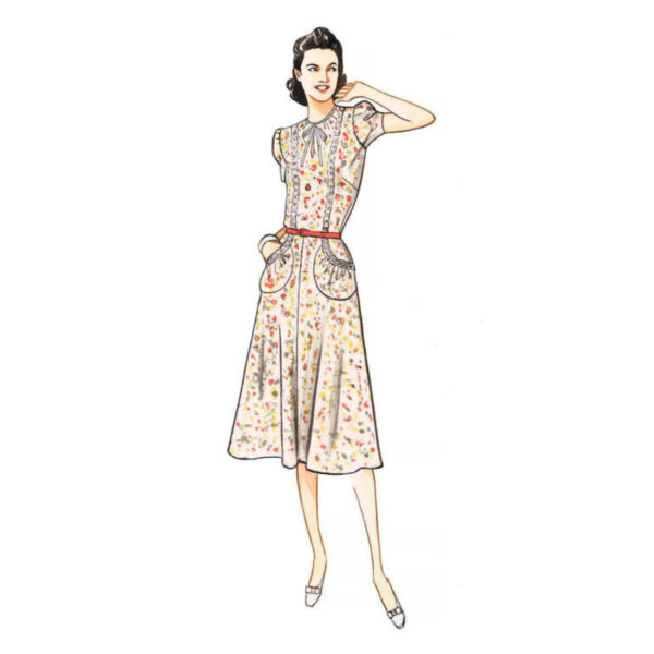 Vogue Schnittmuster V9294 - Kleid - Vintage - im Stil der 30er Jahre – Bild 4