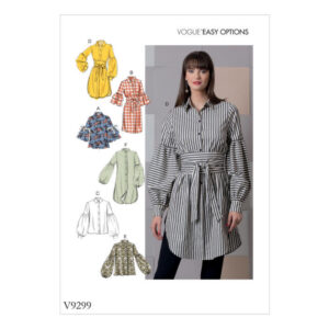 Vogue Schnittmuster V9299 - Bluse - langes Hemd - Tunika