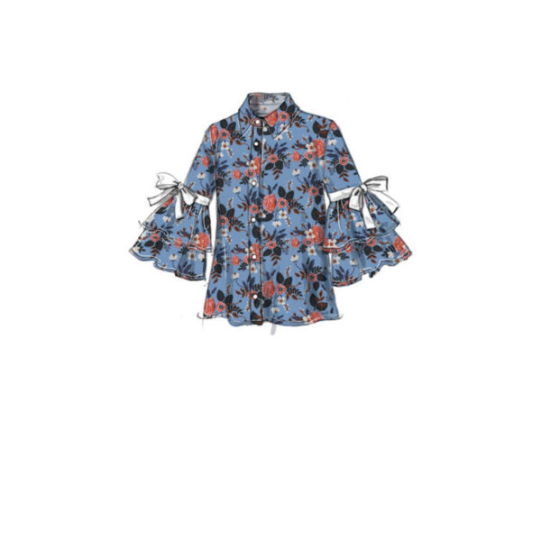Vogue Schnittmuster V9299 - Bluse - langes Hemd - Tunika – Bild 3