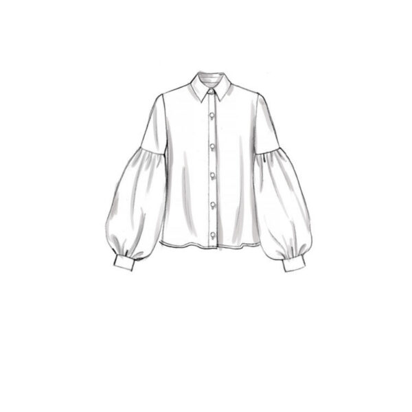 Vogue Schnittmuster V9299 - Bluse - langes Hemd - Tunika – Bild 6