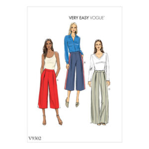 Vogue Schnittmuster V9302 - schlichte Hose - gerades Bein - Business