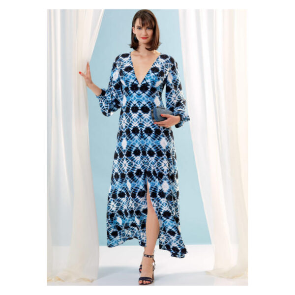Vogue Schnittmuster V9311 - Kleid - V-Ausschnitt - Volant am Saum – Bild 2