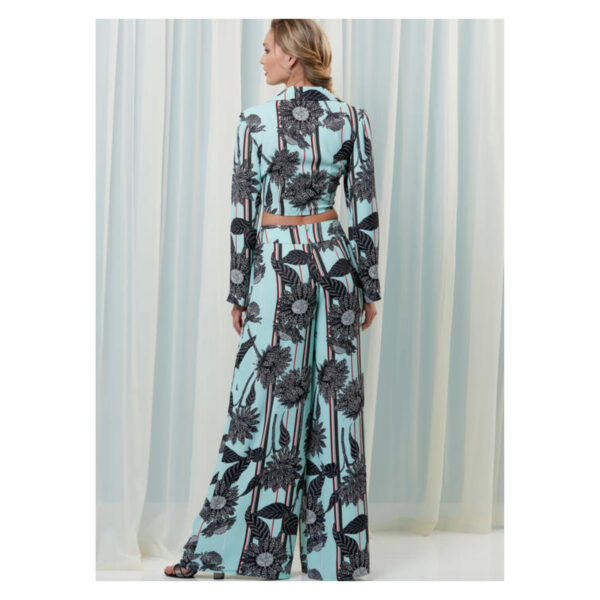 Vogue Schnittmuster V9319 - Kombination - Bluse - leichte Jacke - Hose – Bild 5