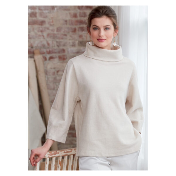 Vogue Schnittmuster V9330 - Shirt - Pullover - Rollkragen – Bild 6
