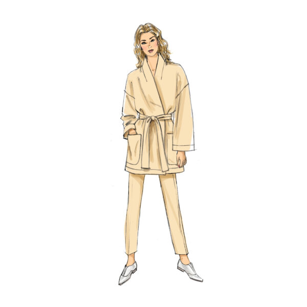 Vogue Schnittmuster V9334 - Jacke - Hose - legere und lässig – Bild 3