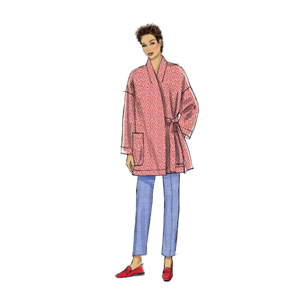 Vogue Schnittmuster V9334 - Jacke - Hose - legere und lässig – Bild 4