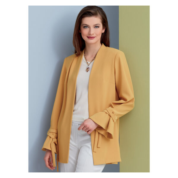 Vogue Schnittmuster V9338 - Jacke - verschlusslos - verschiedenen Armvarianten – Bild 3