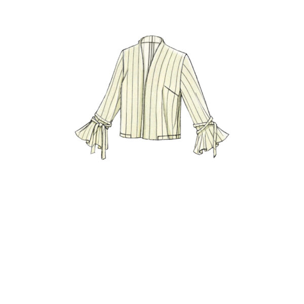Vogue Schnittmuster V9338 - Jacke - verschlusslos - verschiedenen Armvarianten – Bild 5