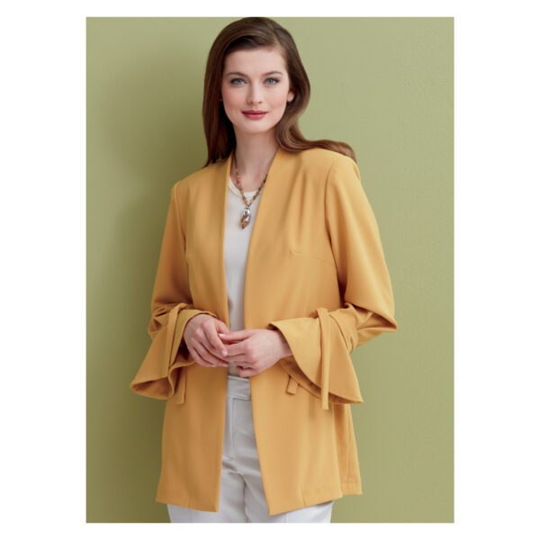 Vogue Schnittmuster V9338 - Jacke - verschlusslos - verschiedenen Armvarianten – Bild 8