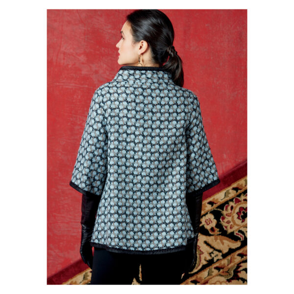 Vogue Schnittmuster V9341 - Jacke - diagonaler Verschluss – Bild 2