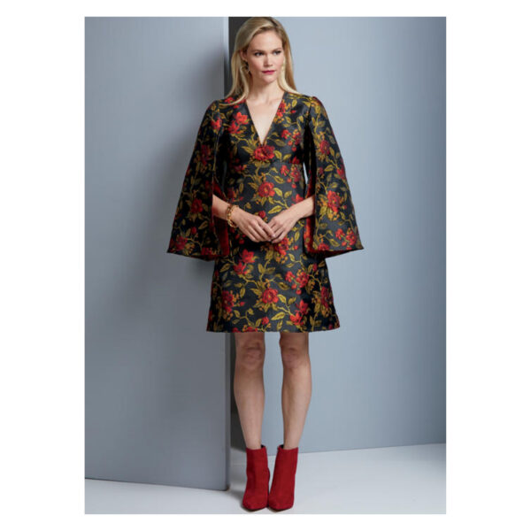 Vogue Schnittmuster V9344 - Kleid - kurzes Kleid mit angesetzter Taille – Bild 5