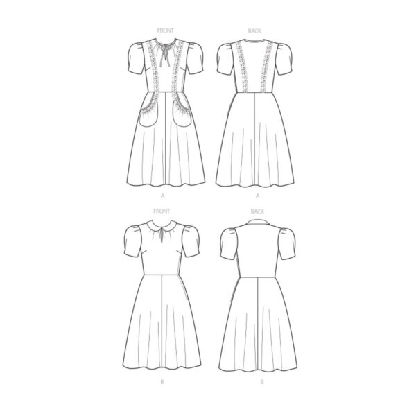 Vogue Schnittmuster V9294 - Kleid - Vintage - im Stil der 30er Jahre – Bild 9