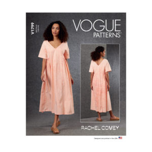 Vogue Schnittmuster V1799 - Kleid - üppige Weite, Relaxkleid