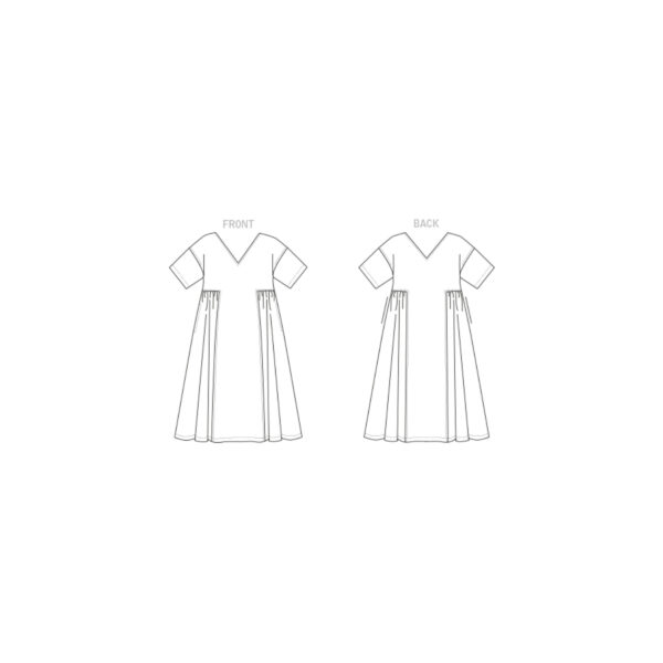Vogue Schnittmuster V1799 - Kleid - üppige Weite, Relaxkleid – Bild 5