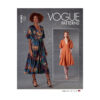 Vogue Schnittmuster V1801 - Kleid - Sommerkleid - weiter Arm - 2 Längen