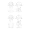 Vogue Schnittmuster V1801 - Kleid - Sommerkleid - weiter Arm - 2 Längen – Bild 8