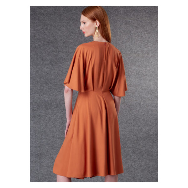 Vogue Schnittmuster V1801 - Kleid - Sommerkleid - weiter Arm - 2 Längen – Bild 6
