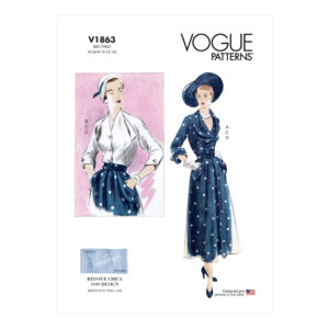 Vogue Schnittmuster V1863 - Bluse und Rock - Vintage 1949