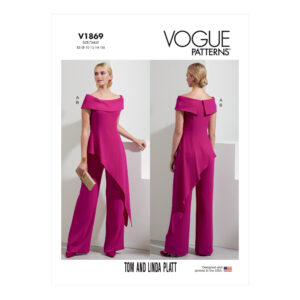 Vogue Schnittmuster V1869 - Hose mit ausgefallenem Oberteil