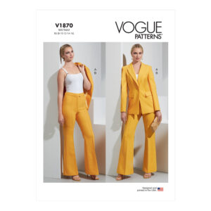 Vogue Schnittmuster V1870 - Hosenanzug - Business Anzug
