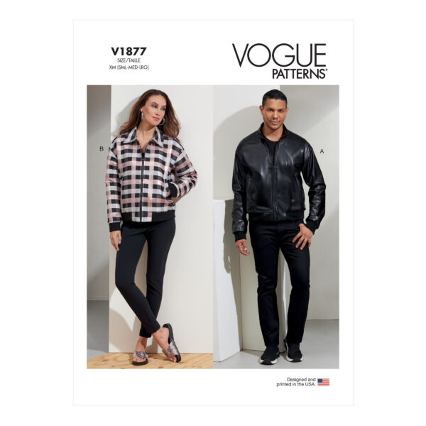 Vogue Schnittmuster V1877 - Jacke - sportlicher Blouson