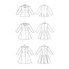 Vogue Schnittmuster V1856 - Kindermantel - Jacke - Doppelreiher – Bild 6