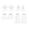 Vogue Schnittmuster V1871 - Rock und Bluse - 2 Kombinationen – Bild 9