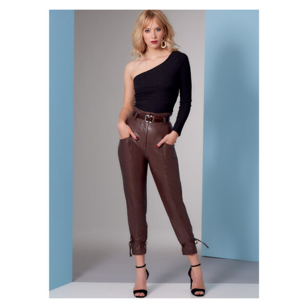 Vogue Schnittmuster V1848 - schmale Hose mit hohem Bund – Bild 2