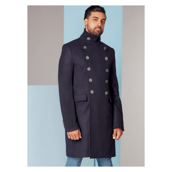 Vogue Schnittmuster V1853 - Herrenjacke - Doppelreiher - Kurzmantel – Bild 2