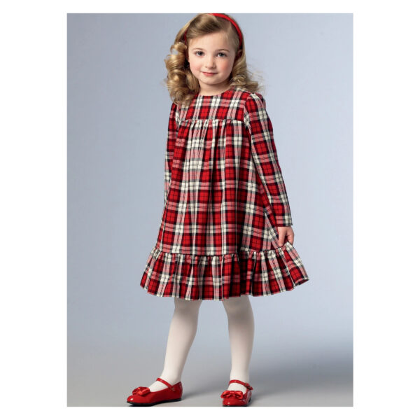 Vogue Schnittmuster V1857 - Kinderkleid - weit ausgestellt - Schwinger – Bild 2