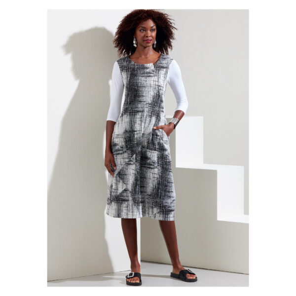 Vogue Schnittmuster V1860 - schlichtes Sommerkleid - Shirt – Bild 2