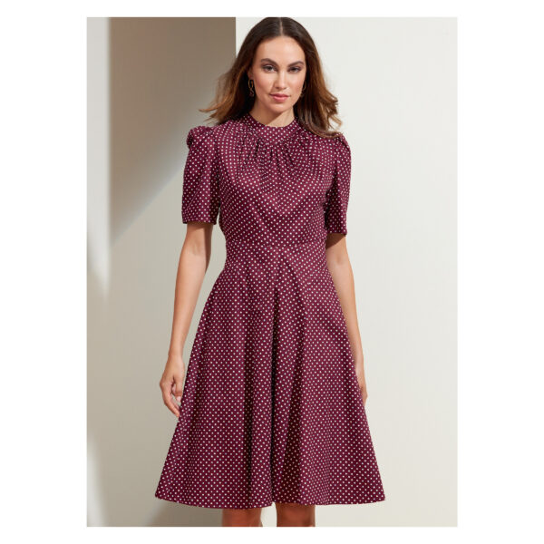 Vogue Schnittmuster V1862 - elegantes Kleid - mit Schärpeneinsatz vorn – Bild 2