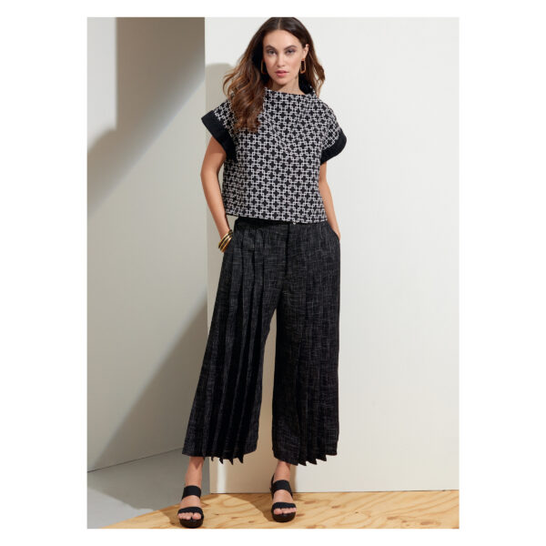 Vogue Schnittmuster V1868 - Hose - Hosenrock und Top – Bild 2