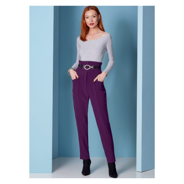 Vogue Schnittmuster V1848 - schmale Hose mit hohem Bund – Bild 3