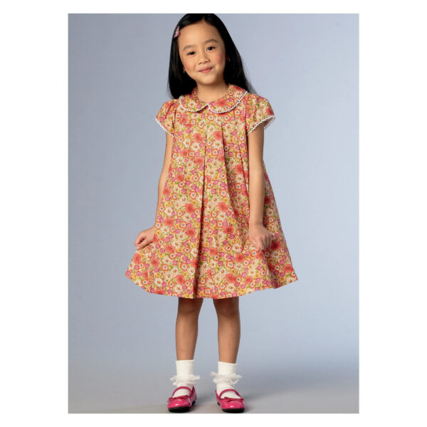 Vogue Schnittmuster V1857 - Kinderkleid - weit ausgestellt - Schwinger – Bild 3