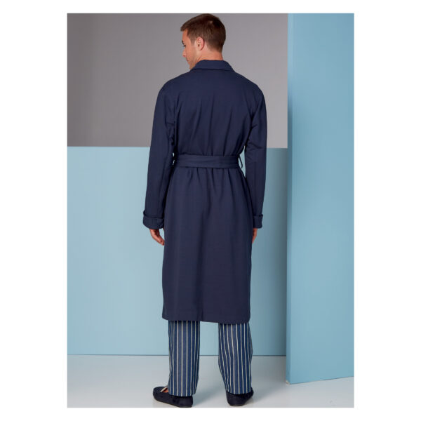 Vogue Schnittmuster V1855 - Morgenmantel für Herren - Bademantel - Hausmantel – Bild 4