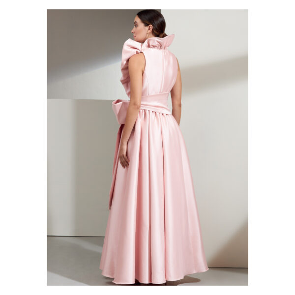 Vogue Schnittmuster V1861 - elegantes Kleid - Abendkleid mit großer Schleife – Bild 4