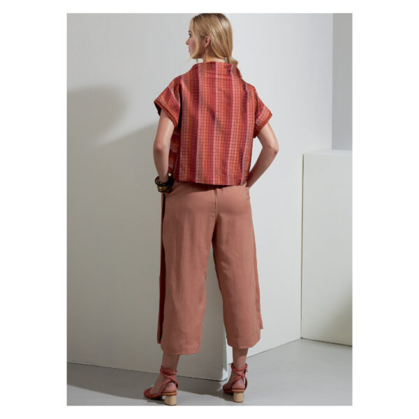 Vogue Schnittmuster V1868 - Hose - Hosenrock und Top – Bild 4