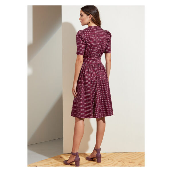 Vogue Schnittmuster V1862 - elegantes Kleid - mit Schärpeneinsatz vorn – Bild 5