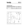 Burda Style Schnittmuster Nr. 6211 - Kleid in Wickeloptik - eng anliegend – Bild 8