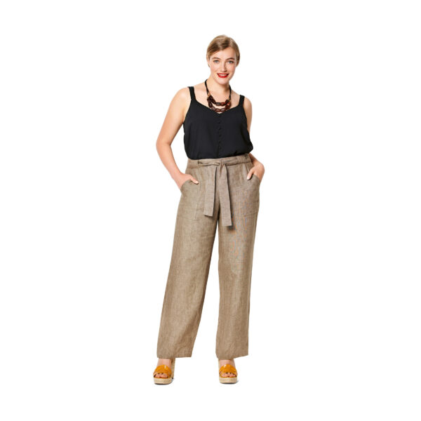 Burda Style Schnittmuster Nr. 6218 - Hose - gerade Form - aufgesetzte Taschen – Bild 2