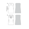 Burda Style Schnittmuster Nr. 6221 - Kleid - ärmellos - V-Ausschnitt mit Volant – Bild 9