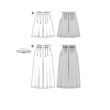 Burda Style Schnittmuster Nr. 6226 - Bermudas - Culotte Hose - Bundfalten – Bild 9