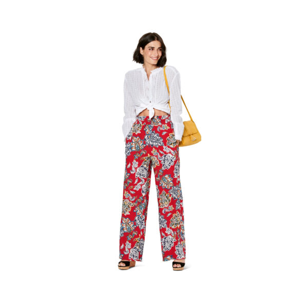 Burda Style Schnittmuster Nr. 6229 - Gummizughose mit Nahttaschen - weites Bein – Bild 2