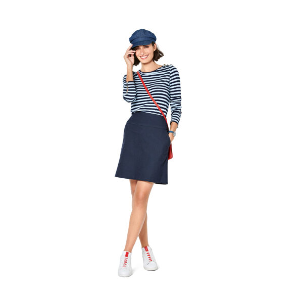 Burda Style Schnittmuster Nr. 6235 - Rock mit Passe - Hüftpassentaschen – Bild 2