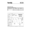 Burda Style Schnittmuster Nr. 6235 - Rock mit Passe - Hüftpassentaschen – Bild 8
