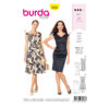 Burda Style Schnittmuster Nr. 6236 - Kleid mit Wickeleffekt - V-Ausschnitt