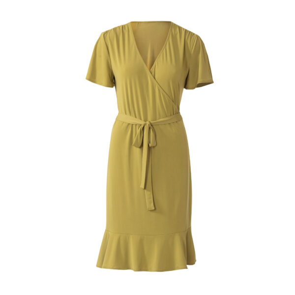 Burda Style Schnittmuster Nr. 6238 - Kleid - Wickelkleid - geraffte Schultern – Bild 6