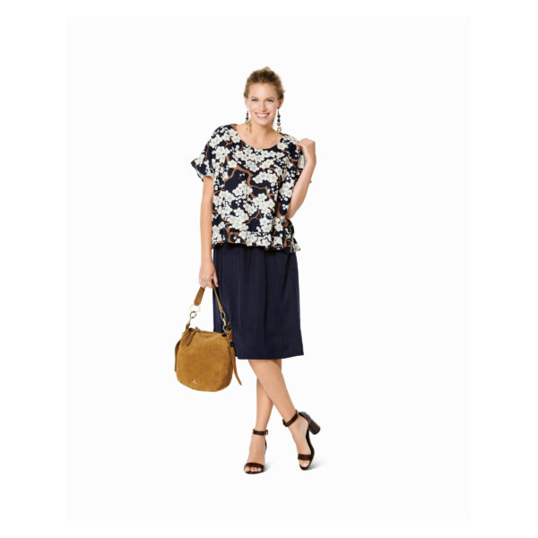 Burda Style Schnittmuster Nr. 6243 - Shirt - Ausschnitt rund - kastige Form - Rüschen – Bild 5